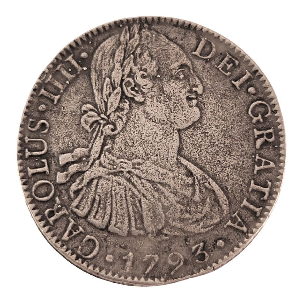 Silver Replica 1793 Spanish 8 Reale Replica Coin